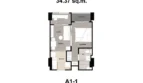 นิช โมโน สุขุมวิท – ปู่เจ้า – 1 BED