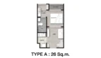 เสนา อีโค ทาวน์ รังสิต -1 Bed Type A