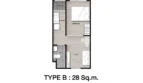 เสนา อีโค ทาวน์ รังสิต -1 Bed Type B